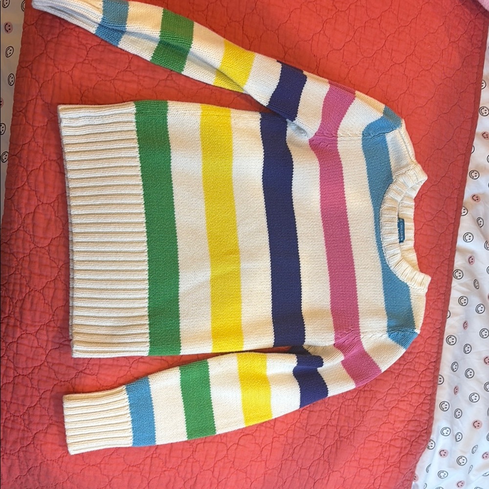 The Children's Place Cream and Blue Sweater
